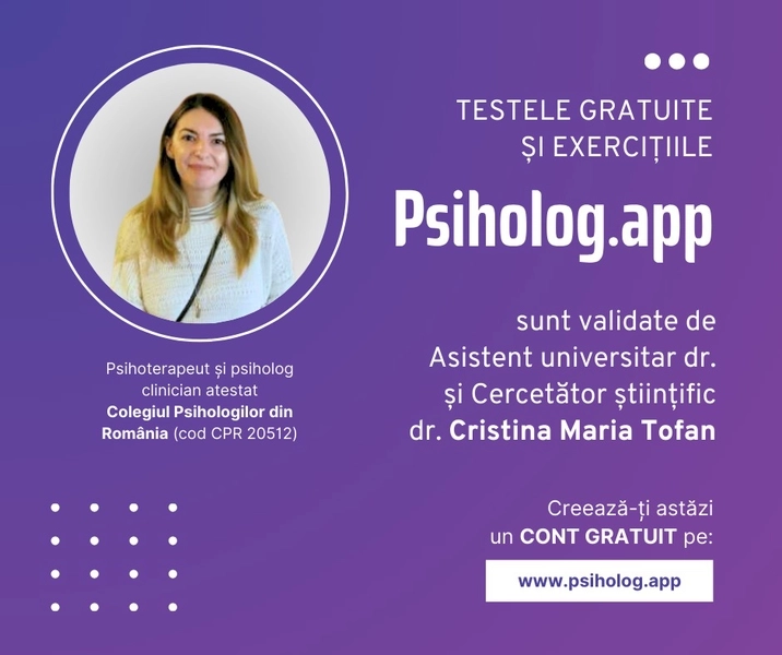 prezentarea platformei Psiholog.app