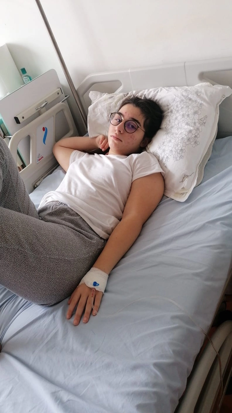 Serena Elena Fritelli, tânăra în vârstă de 13 ani la Spitalul „Sf.Maria” din Iași