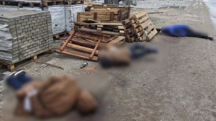 genocidul din Bucea, vitimele masarului de la Bucea, ucraineni morti legati cu mainile la spate