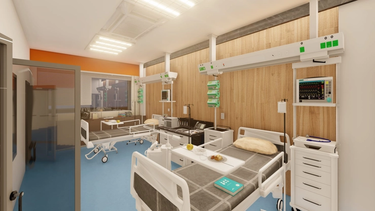 imagini cu proiectul Spitalul de Boli Infectioase