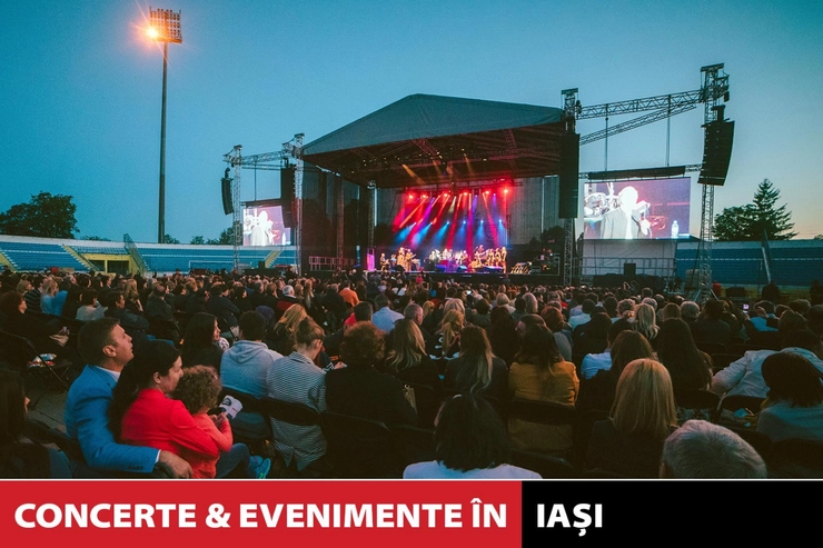 o poză  de la un concert