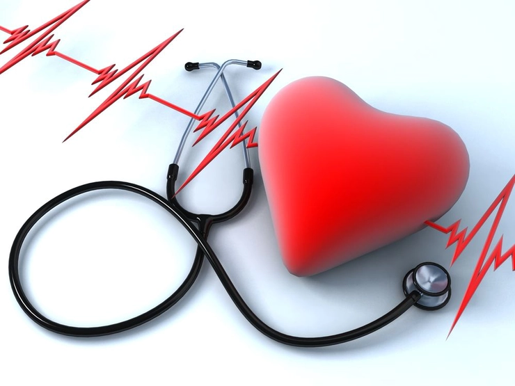 grafica unui plus, in care sunt evidentiate inima si stetoscopul