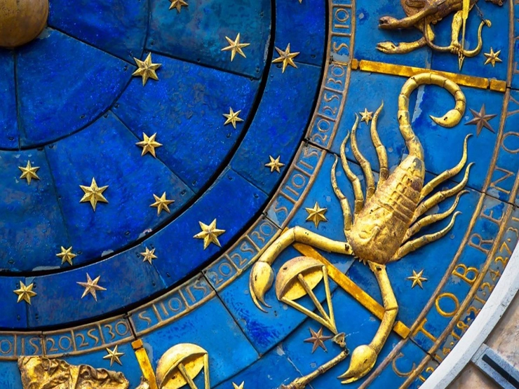 imagine albastră cu horoscopul