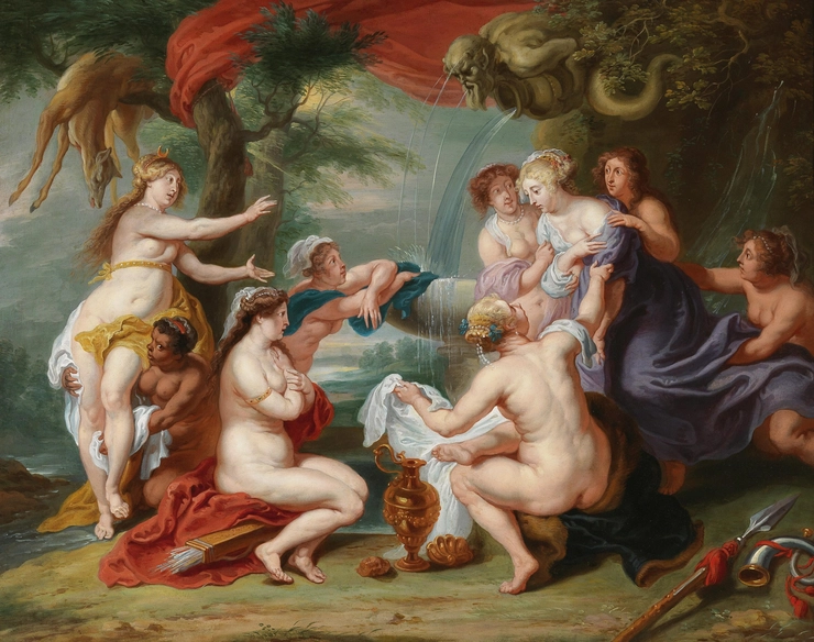 pictura rubensiana cu multe femei