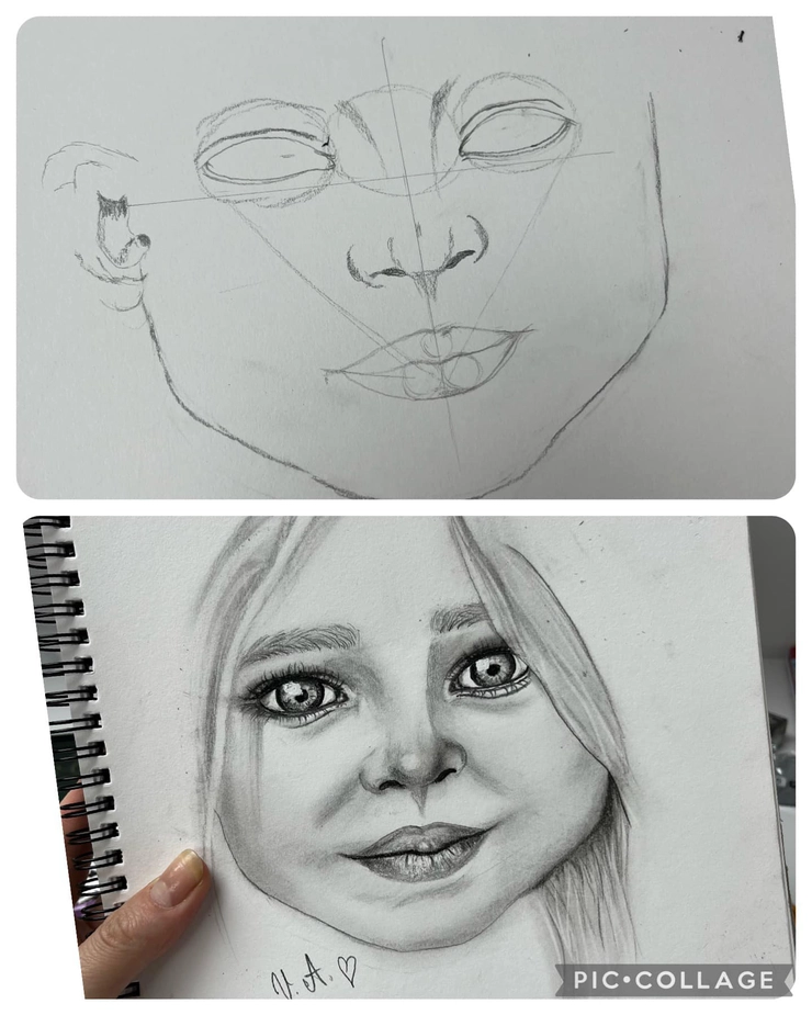  imagine cu un portret realizat de Andrada Voicu