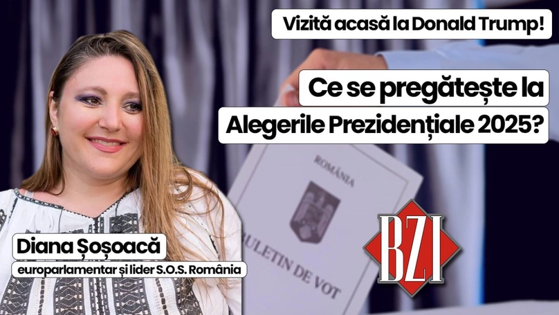 LIVE VIDEO – Top talk-show exclusiv BZI LIVE alături de liderul S.O.S. România și europarlamentar, Diana Șoșoacă! Dezvăluiri explozive despre vizita în Statele Unite ale Americii și ce se „pregătește” după Alegerile Prezidențiale 2025