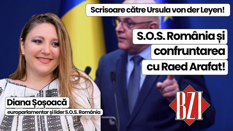 Super-dezbatere BZI LIVE alături de Diana Șoșoacă, europarlamentar și președinte S.O.S. România! Totul despre situația politică și electorală fierbinte din țară și tensiunile de la nivelul Uniunii Europene
