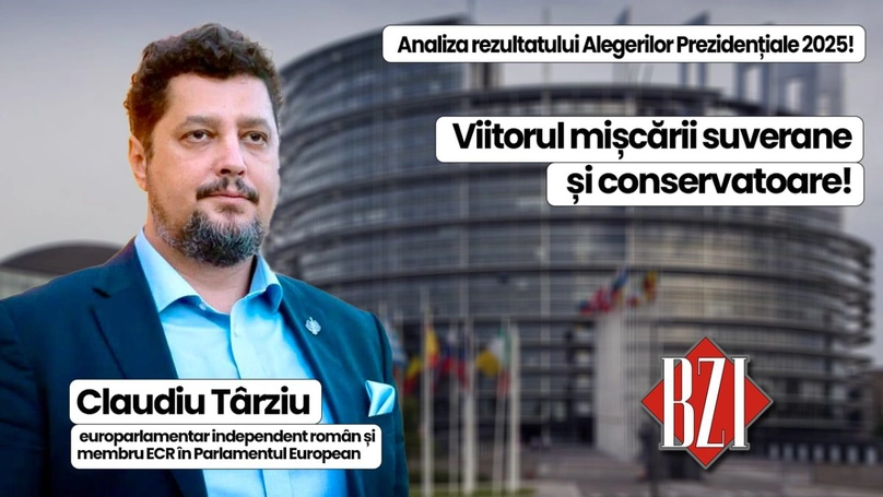 Dezbatere politică, socială și despre proiecții europene și internaționale la BZI LIVE alături de Claudiu Târziu, europarlamentar independent român și membru ECR în Parlamentul European
