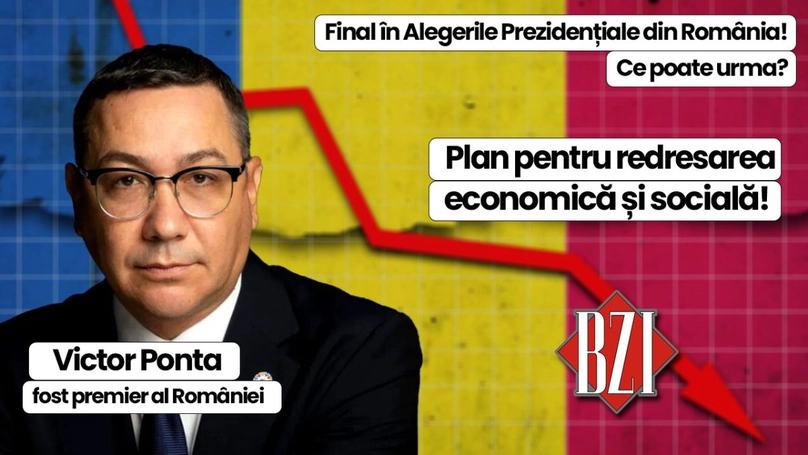 Talk-show special marca BZI LIVE alături de fostul premier al României și candidat la Alegerile Prezidențiale, Victor Ponta