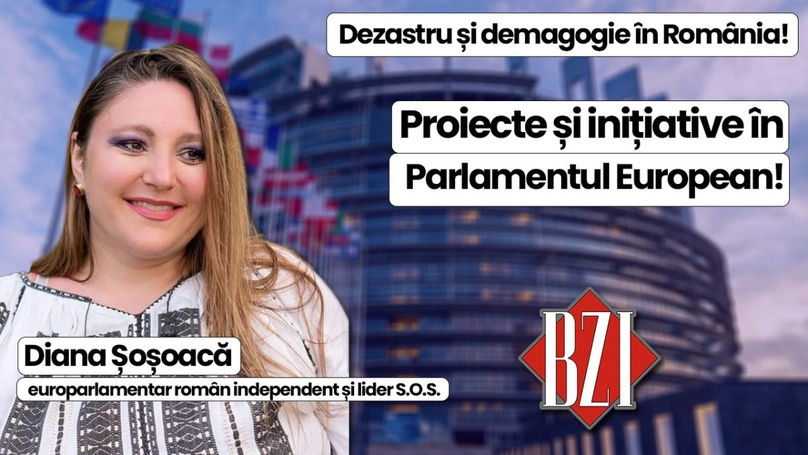 Top-dezbatere BZI LIVE specială alături de invitatul permanent Diana Șoșoacă, europarlamentar independent român și liderul S.O.S. România