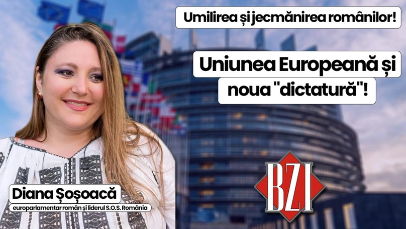 Talk-show de zile mari BZI LIVE alături de invitatul special permanent, Diana Șoșoacă, europarlamentar român și liderul S.O.S. România
