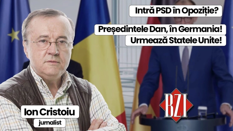 LIVE VIDEO – Top talk-show BZI LIVE alături de invitatul special permanent, maestrul Ion Cristoiu, jurnalist! Despre situația politică, economică și socială respectiv realități și provocări internaționale