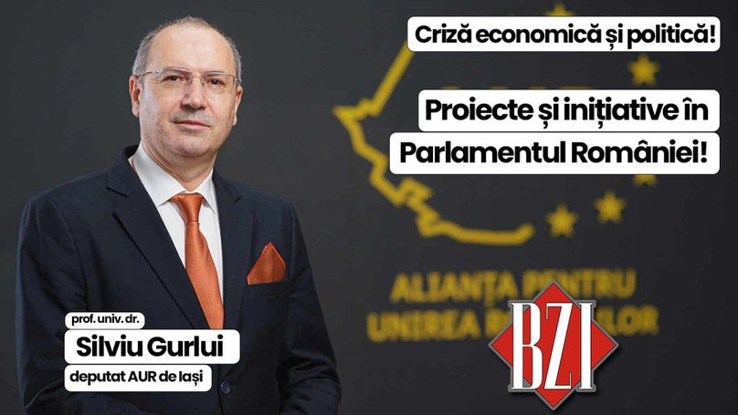 Top-dezbatere politică, economică și socială marca BZI LIVE alături de prof. univ. dr. Silviu Gurlui, deputat AUR de Iași