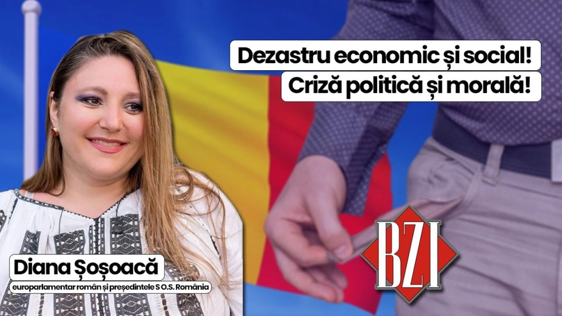 LIVE VIDEO – Top talk-show BZI LIVE alături de invitatul special permanent Diana Șoșoacă, europarlamentar român și președintele S.O.S. România