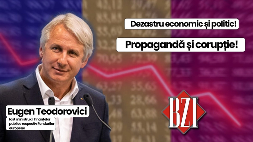 LIVE VIDEO – Dezbatere politică, economică și socială BZI LIVE alături de invitatul special permanent Eugen Teodorovici, fost ministru al Finanțelor publice respectiv Fondurilor europene