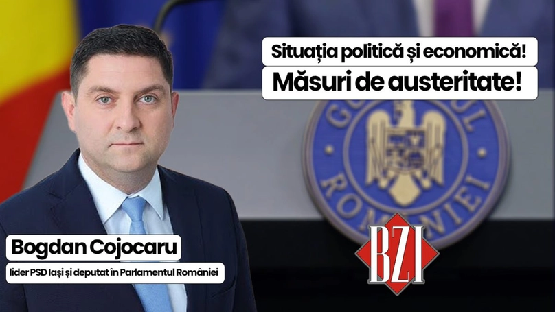 Top-dezbatere politică BZI LIVE alături de liderul PSD Iași Bogdan Cojocaru, deputat în Parlamentul României! Totul despre situația politică națională, socială, economică respectiv proiectele și investițiile pentru Moldova