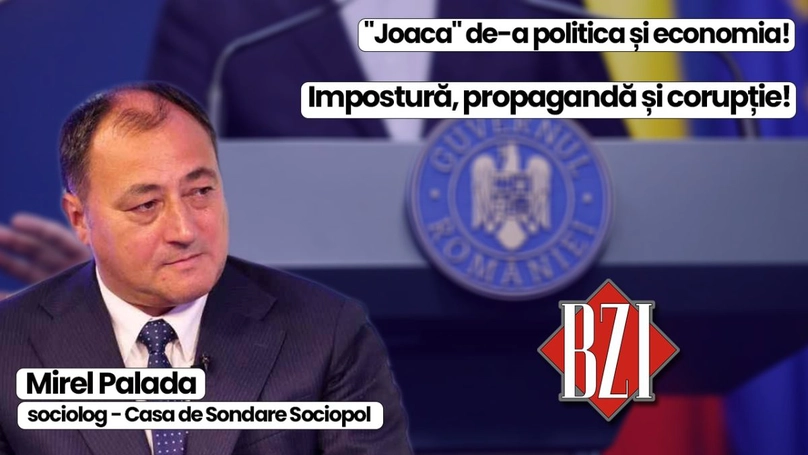 LIVE VIDEO – Ediție BZI LIVE alături de Mirel Palada, sociolog – Casa de Sondare Sociopol