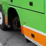 Siguranța e pe primul loc Un autocar românesc a fost surprins circulând fără o roată pe o autostradă din Austria