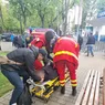 Jandarmii din Gruparea Mobilă Bacău au acordat sprijin unui bărbat care și-a pierdut cunoștința în zona accesului pe stadionul din Iași 8211 FOTO VIDEO
