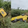 Accident rutier în județul Iași. O autoutilitară s-a răsturnat la Strunga 8211 FOTO UPDATE
