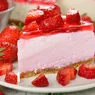 Cum să faci cel mai delicios cheesecake cu căpșuni această rețetă este simplă de făcut și nu necesită coacere
