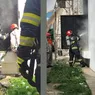 Pericol de explozie în Botoșani după ce un transformator electric pe bază de ulei a luat foc