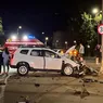 Accident rutier în Iași Două mașini s-au făcut zob după ce s-au izbit 8211 FOTO UPDATE
