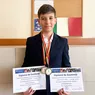 Un elev de 13 ani din Iași olimpic la patru discipline își dorește enorm să ajungă la Paris. Băiatul este pasionat de arhitectura din orașul iubirii 8211 FOTO